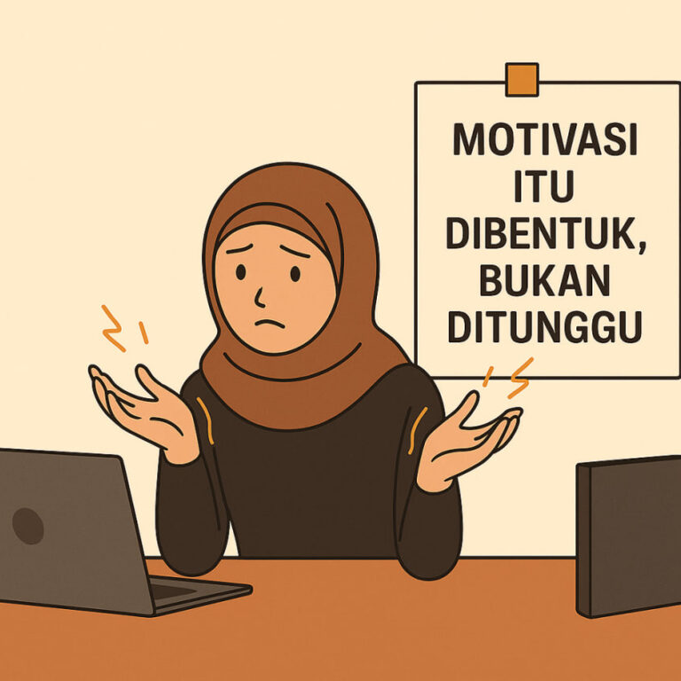 Motivasi itu dibentuk, bukan ditunggu