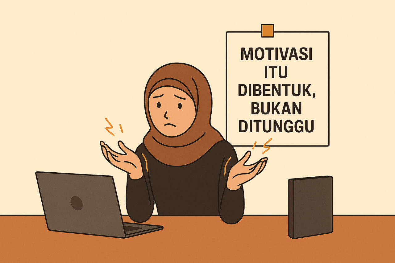 Motivasi itu dibentuk, bukan ditunggu