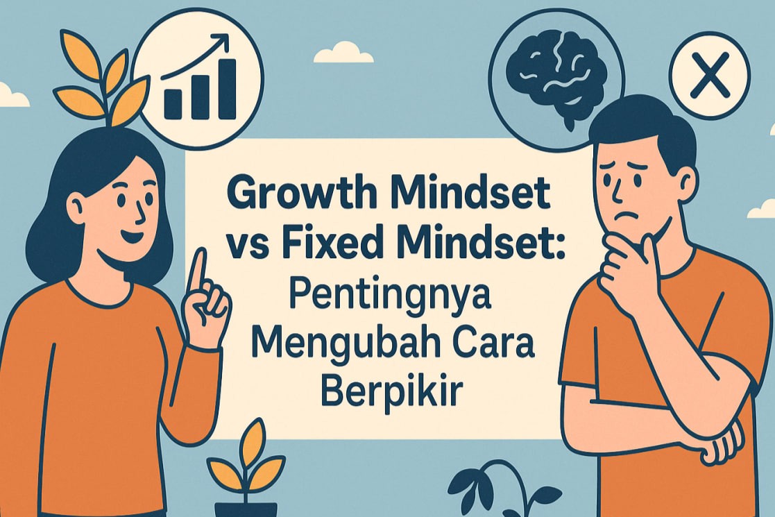 Growth Mindset dan Fixed Mindset, Pentingnya Mengubah Cara Berpikir